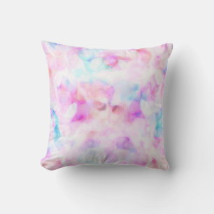 Coussin Couleurs Barbe à Papa Aquarelle Glam