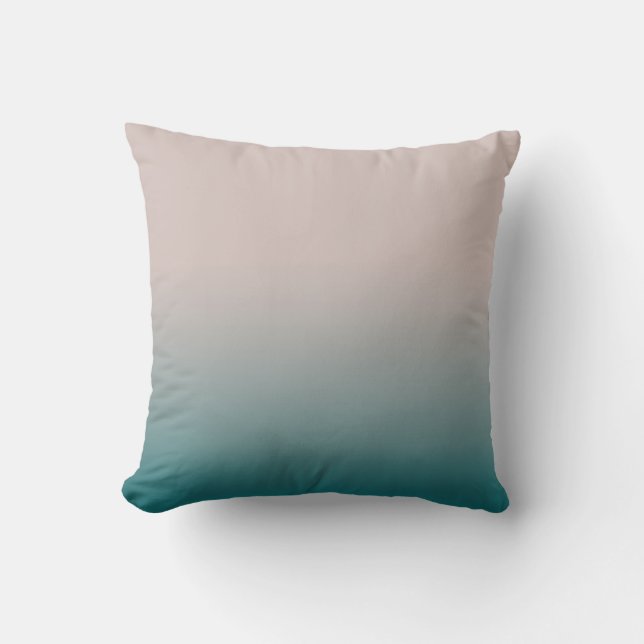 Coussin Couleurs d'été en pente douce mode couleur simple (Recto)
