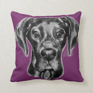 Coussin Couleurs du carreau deux de great dane