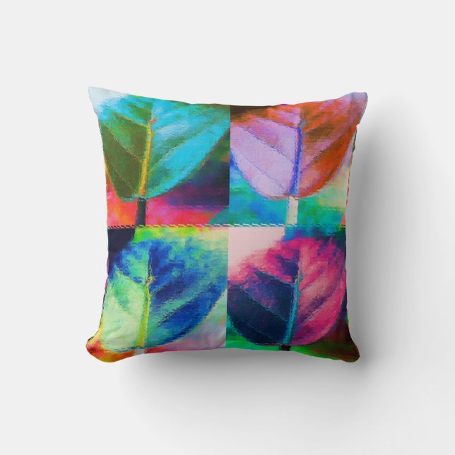Coussin Couleurs feuille (Recto)