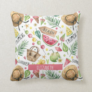 Coussin Couleurs Filles Relaxation Plage