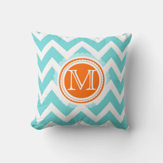Coussin Couleurs motif/do-it-yourself de chevron monogramm
