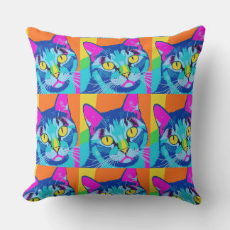 Coussin Couleurs néon, ambiance pop art, audacieux et jeun