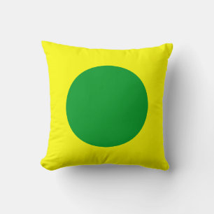 Coussin Couleurs rondes - Grass vert et jaune