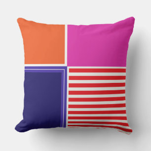 Coussin Couleurs vives, beau design graphique