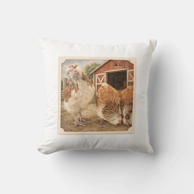 Coussin Country Boy with Chicken Pillow (Recto)