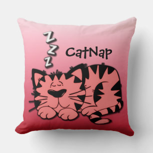 Coussin Coup d'oreiller doux rose KItty Chat