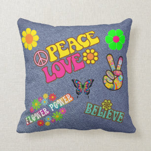 Coussin Coup d'oreiller sur la décoration à thème des anné