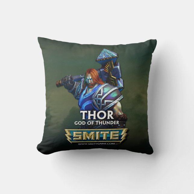 Coussin COUP VIOLENT : Thor, Dieu de tonnerre (Recto)
