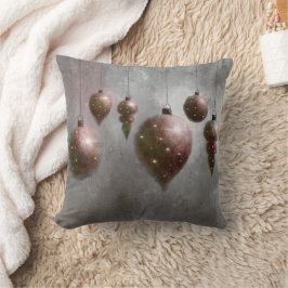 Coussin Coupe de Noël Baubles de cuivre Cushion