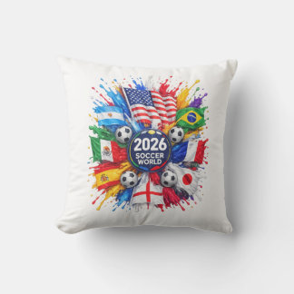 Coussin Coupe du monde de football 2026