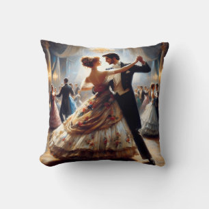 Coussin Couples romantiques et fantaisistes dansant