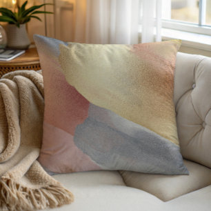 Coussin Coups de pinceau à l'aspect scintillant