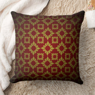 Coussin Cour européenne Style baroque motif floral