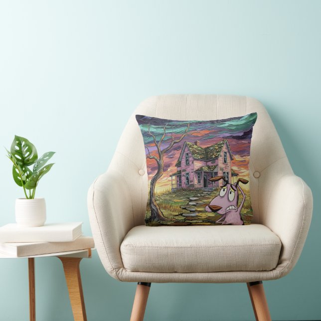 Coussin Courage le chien (Chaise)