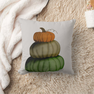 Coussin Couronne de citrouille amusante et heureuse d'Hall