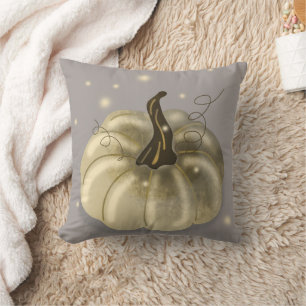 Coussin Couronne de citrouille joyeuse Halloween amusante