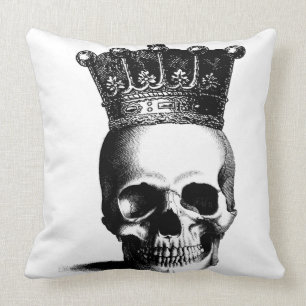 Coussin Couronne de crâne royale