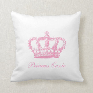 Coussin Couronne rose