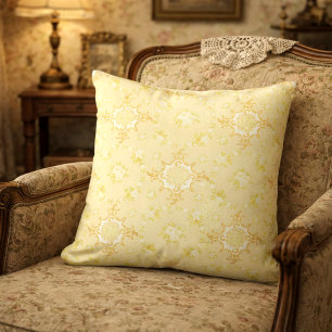 Coussin Couronnes florales avec motif de centres de roses