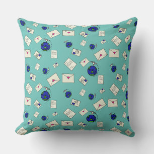 Coussin Courrier autour du monde