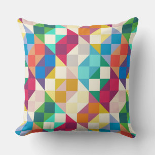 Coussin courtepointe moderne dopamine