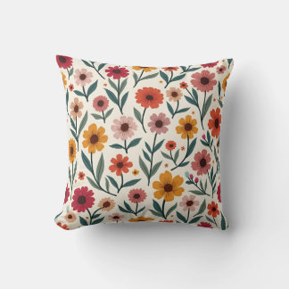 Coussin coussin à fleurs