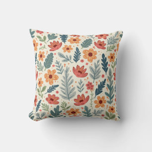 coussin coussin à motif floral