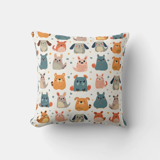 Coussin coussin animal mignon (Recto)