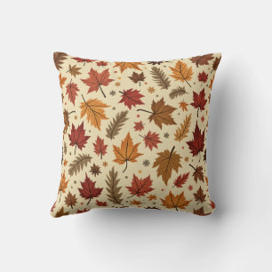 coussin coussin de la feuille d'automne