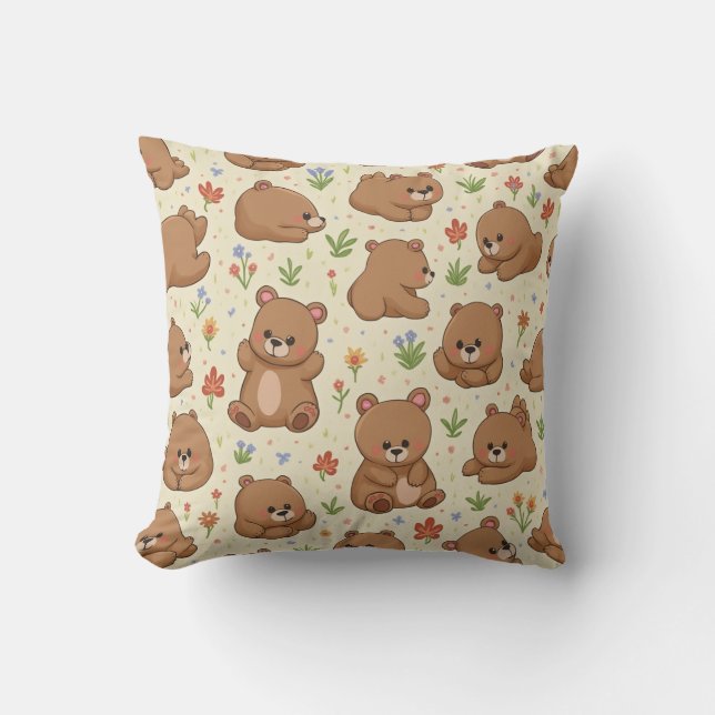 Coussin coussin de l'ours en peluche (Recto)