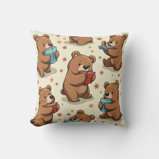 coussin coussin de l'ours mignon