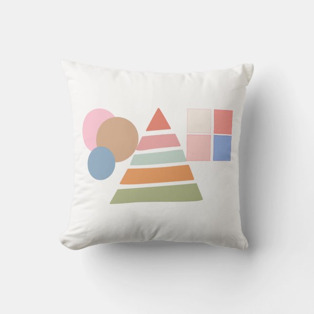 Coussin "Coussin décoratif de formes géométriques" (Recto)