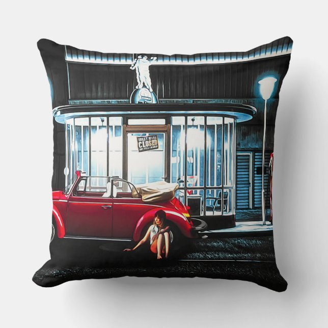 Coussin coussin, design automobile, classiques (Recto)