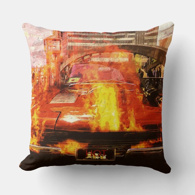 Coussin coussin, design automobile, classiques (Recto)