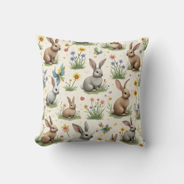 coussin coussin lapin animal (Recto)