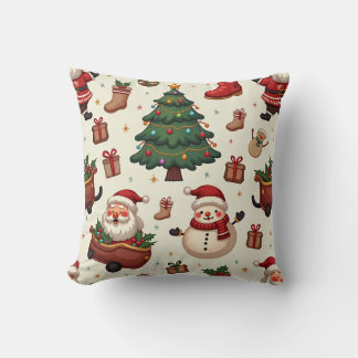 Coussin coussin motif de Noël