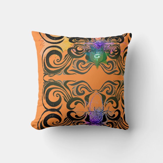 Coussin Couvercle Duvet De Tribe Alien Élégante (Recto)