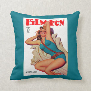 Coussin Couverture de magazine d'amusement de film 10