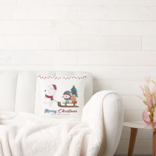 Coussin Couvre-oreiller Winter Wonderland Vibrations de