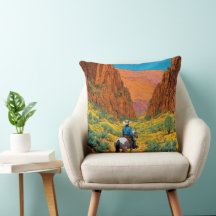 Cowboy dans le canyon de cuivre | Art Style Tintin