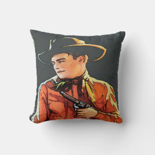 Coussin Cowboy de style vintage