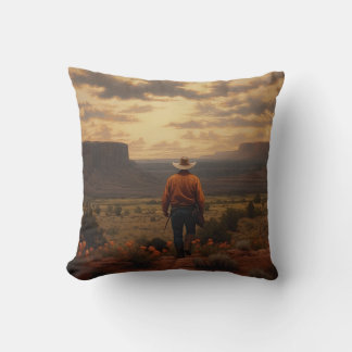 Coussin Cowboy Pillow Western Cushion Wild Pillow