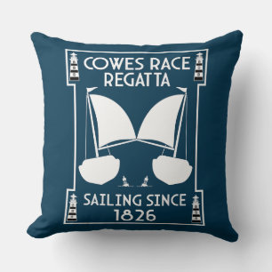 Coussin Cowes île de Wight Yacht Regatta