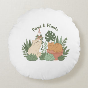 Coussin Cozy Cats Houseplant Lover Jeté 
