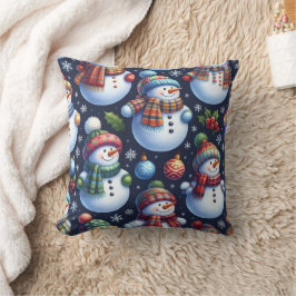 Coussin Cozy Festive Snowman