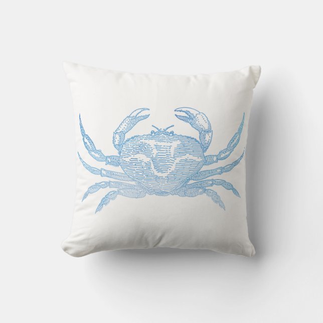 Coussin Crabe bleu (Recto)