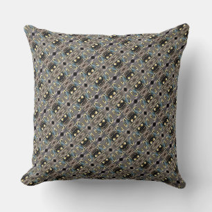 Coussin Crabe bleu Abstrait