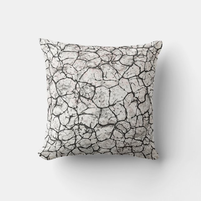 Coussin Cracked Marble Digital Pattern (Recto)