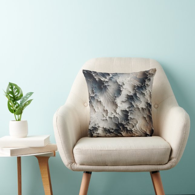 Coussin Crackle texturé Abstrait (Chaise)